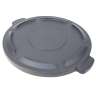Impact, Gator®, Round, Plastic, 32 gal, Gray, Receptacle Lid