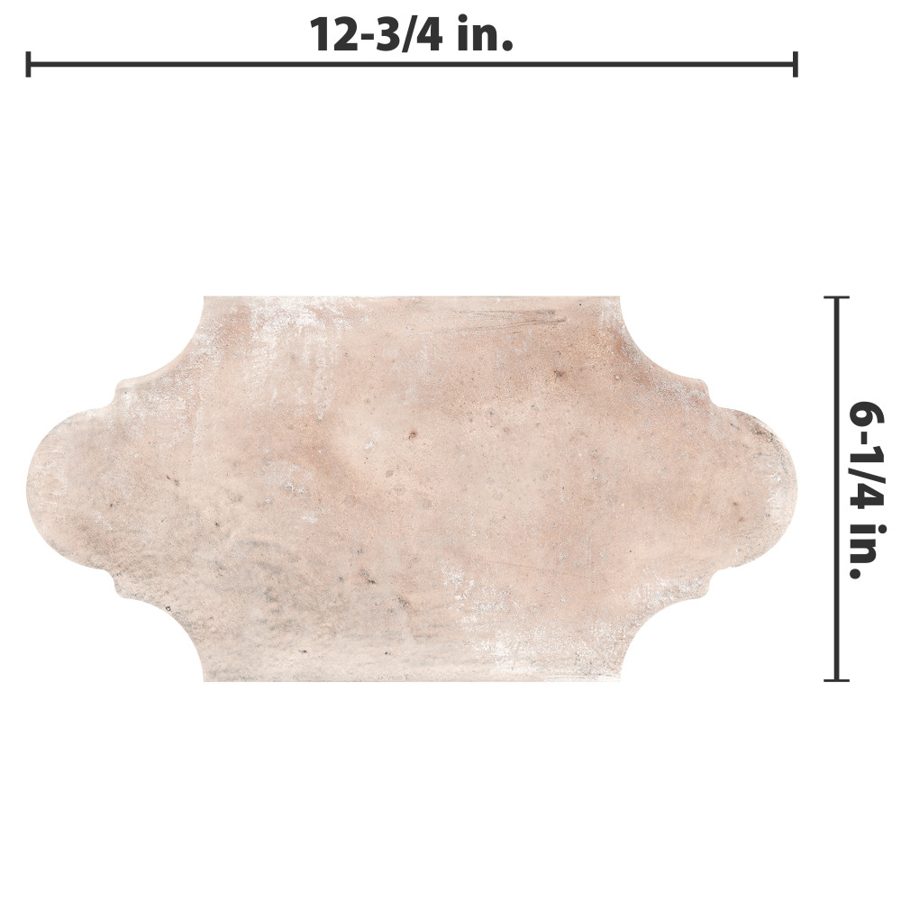 Boheme Provenzal Mix 6-1/4 in. x 12-3/4 in. Porcelain Floor and Wall Tile