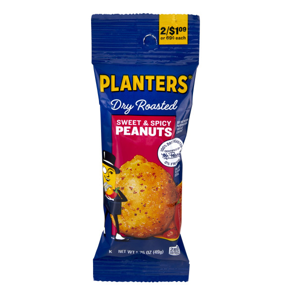 PLANTERS(r) Sweet & Spicy Peanut 6/18/1.75oz . C1C1 - Front Center In Package (Hi Res)