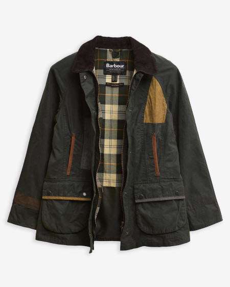 Barbour Re-Loved Beadnell Waxed Jacket - Size 10