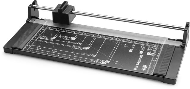 The Dahle Vantage® 50 paper trimmer features a 12" cut length and is lightweight and portable for just about any application.