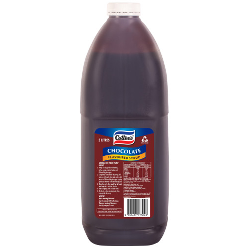  Cottee's® Strawberry Flavoured Syrup 3L x 4 