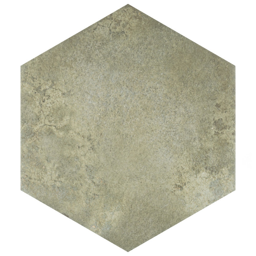 Sample – Heritage Hex Jungle Porcelain Floor and Wall Tile