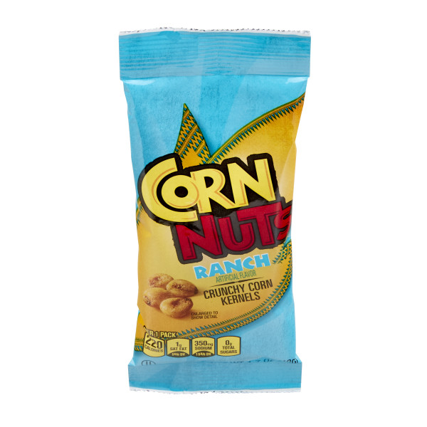 CORN NUTS Ranch Crunchy Corn Kernels Snack, 1.7 oz. Pack of 126 . C1C1 - Front Center In Package (Hi Res)