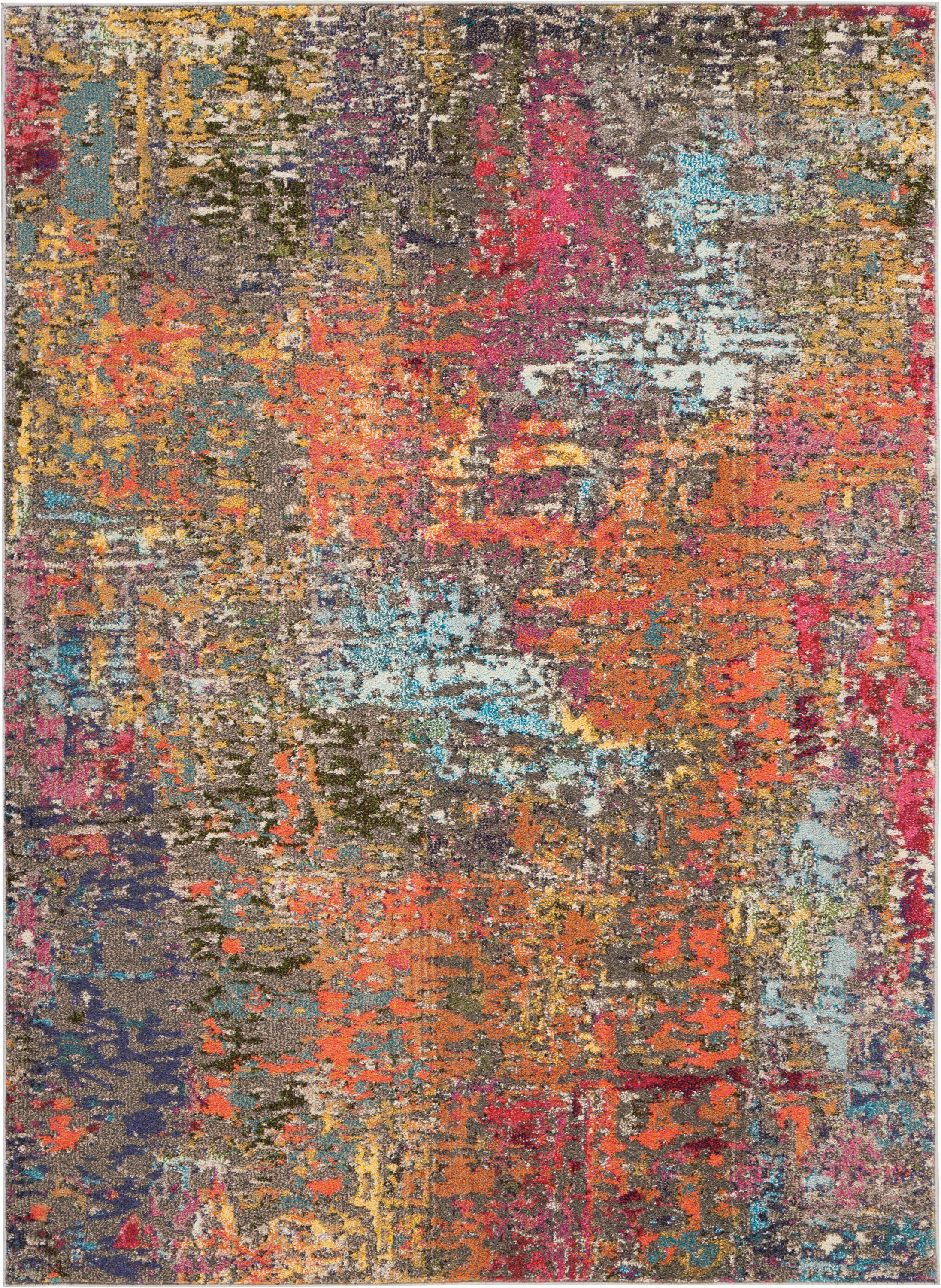 Nourison Celestial 5'3" x 7'3" Sunset Modern Indoor Rug