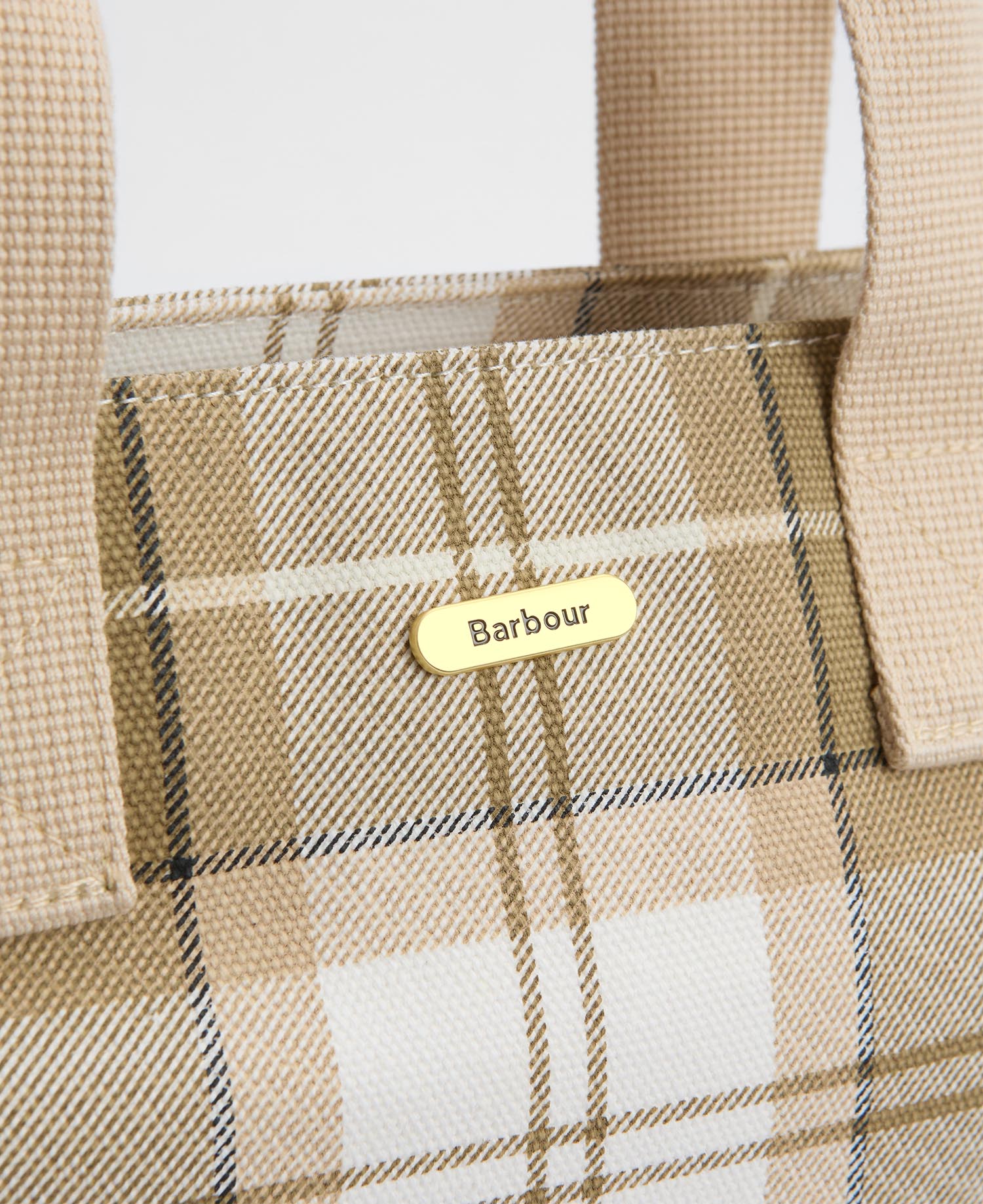 Borsa tote Maisy in tartan image number 2