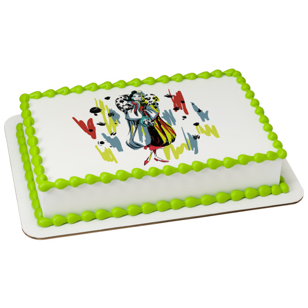 Disney Villains Cruella PhotoCake® Edible Image®