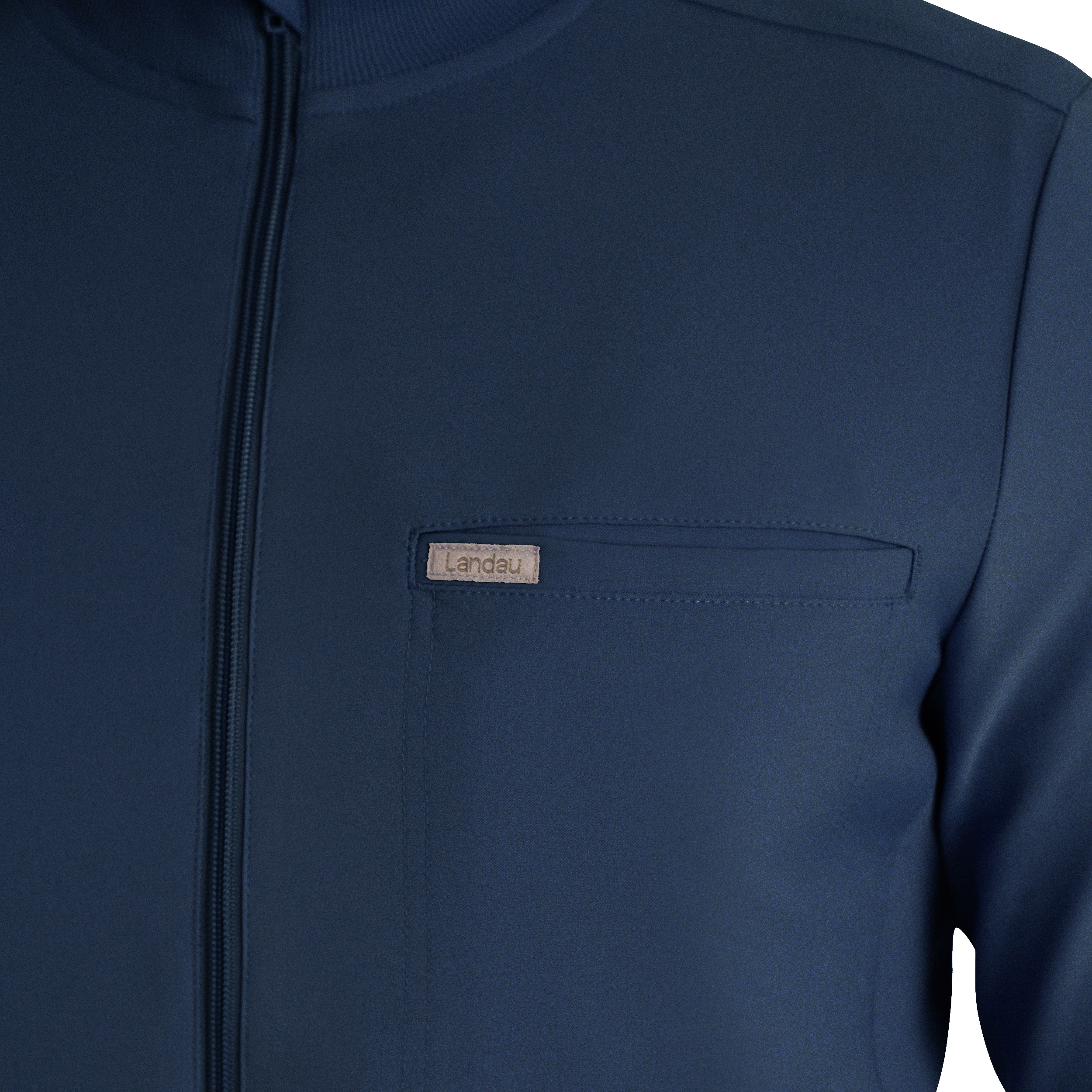 Landau Forward Men&#8216;s 3-Pocket Scrub Jacket-Landau