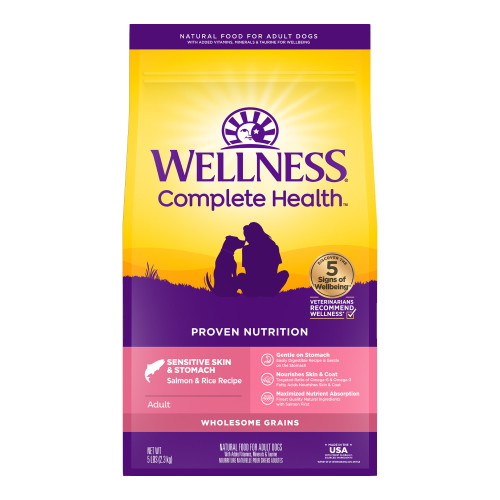 Wellness Complete Health Grain Sensitive Skin & Stomach Salmon & Rice Recipe Product