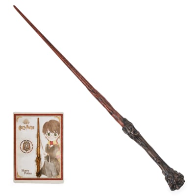Wizarding World Harry Potter, 12-inch Spellbinding Harry Potter Wand & Spell Card, Accessory for Halloween Costumes for Girls & Boys