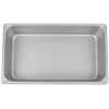 Full-size 4-inch-deep Super Pan® heavy-duty stainless steel transport pan