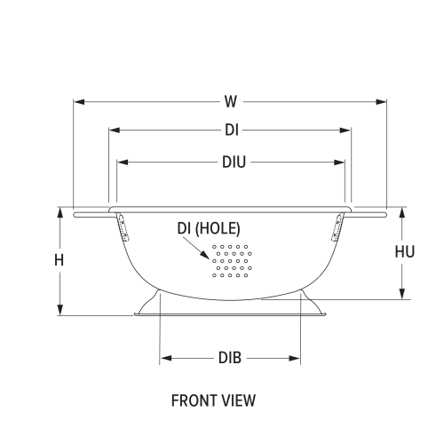 Engineering front view