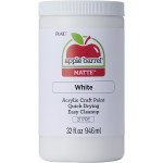 Apple Barrel Acrylic Paint Matte 32oz. White