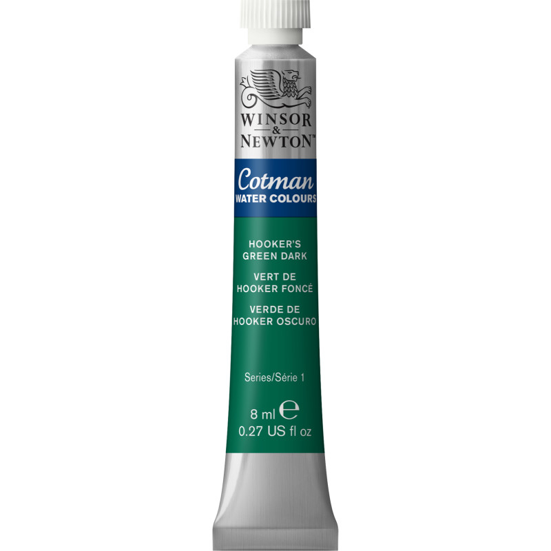 Cotman Watercolor Paint, 8 mL Tube, Hooker's Green Dark