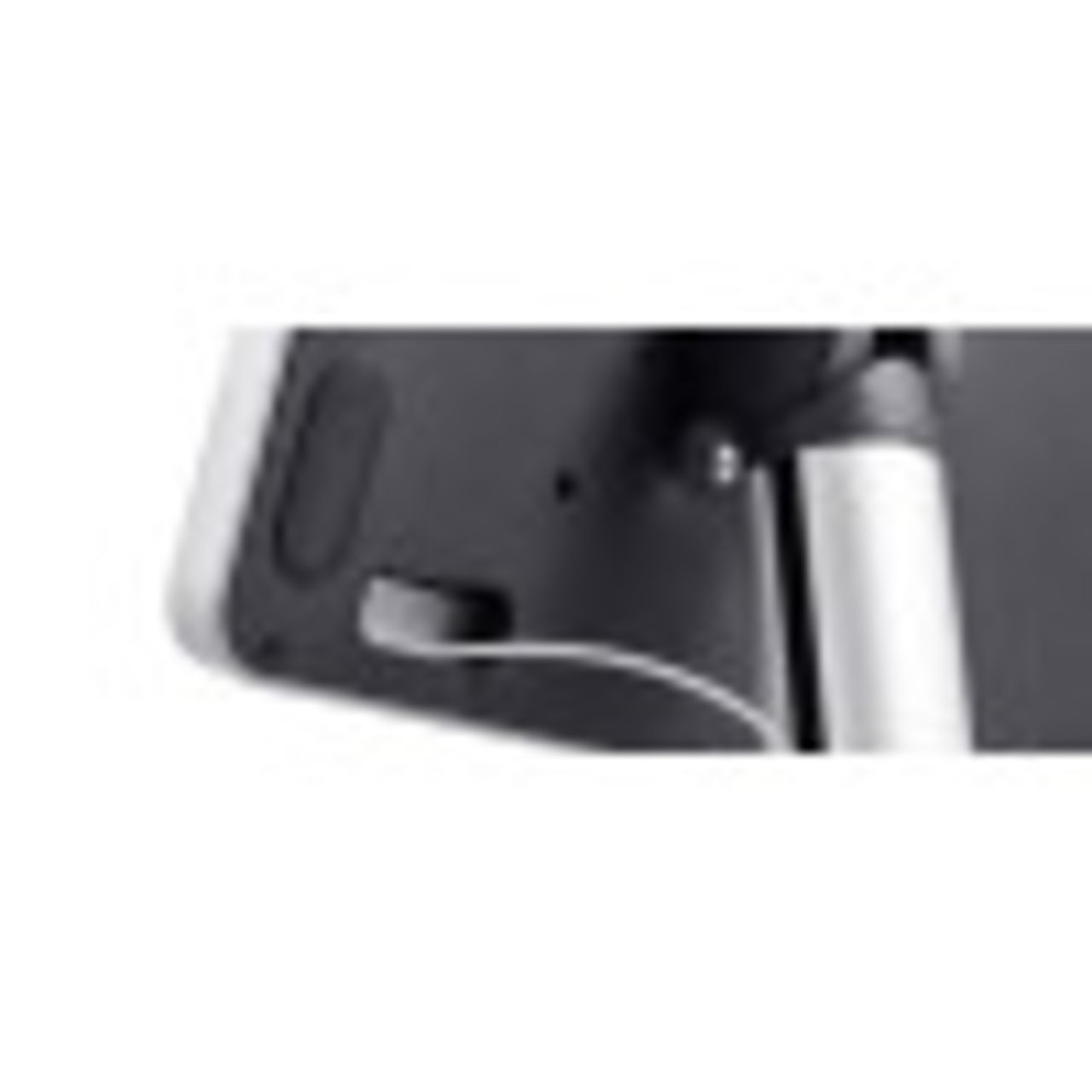 Power cable access allows you to keep your tablet running for continuous information display.