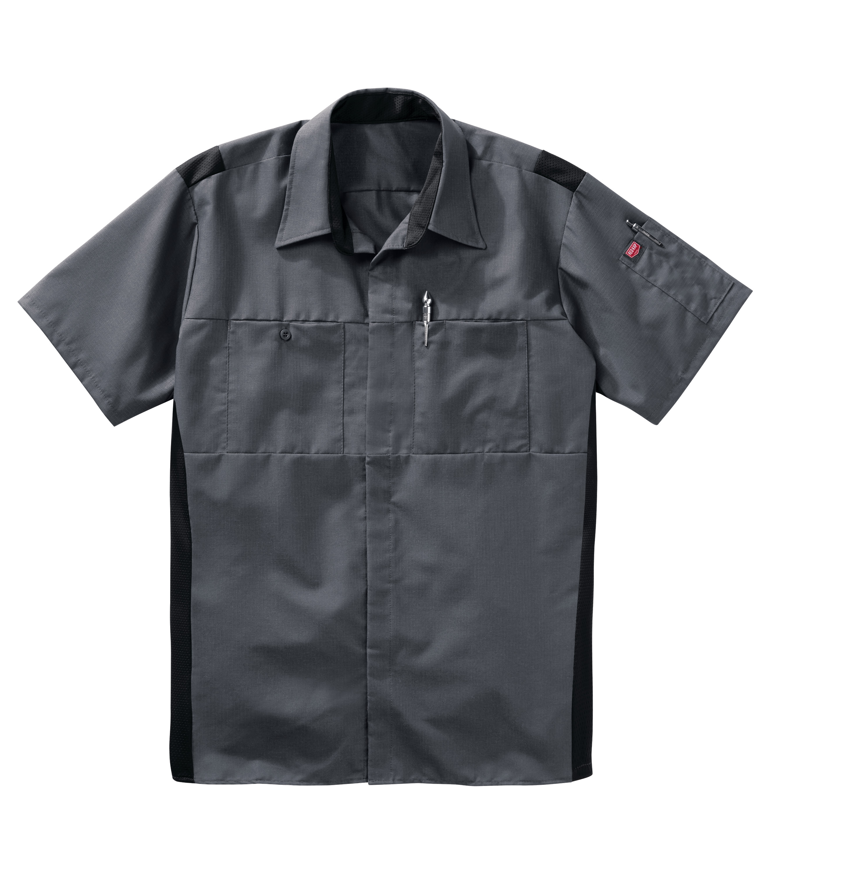 Camisa Red Kap para hombre manga corta Performance Plus Shop con tecnología Oilblok - Imagen 21 de 41