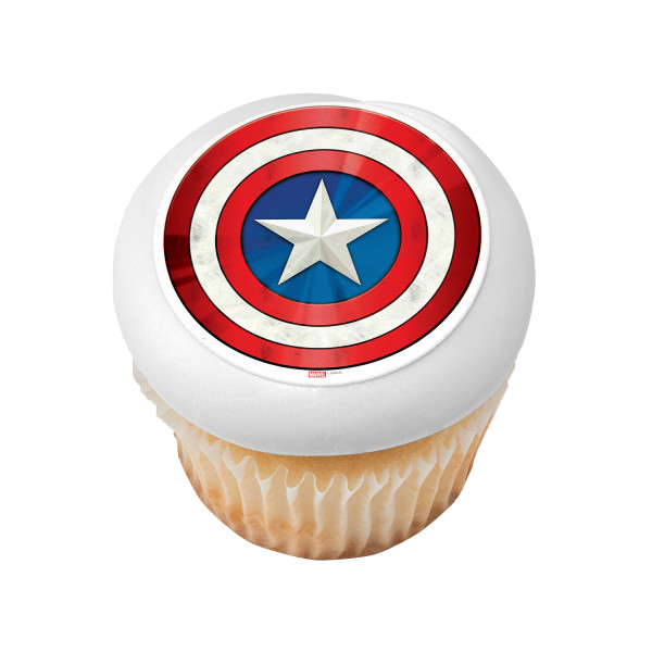 MARVEL Avengers Captain America Icon PhotoCake® Edible Image®