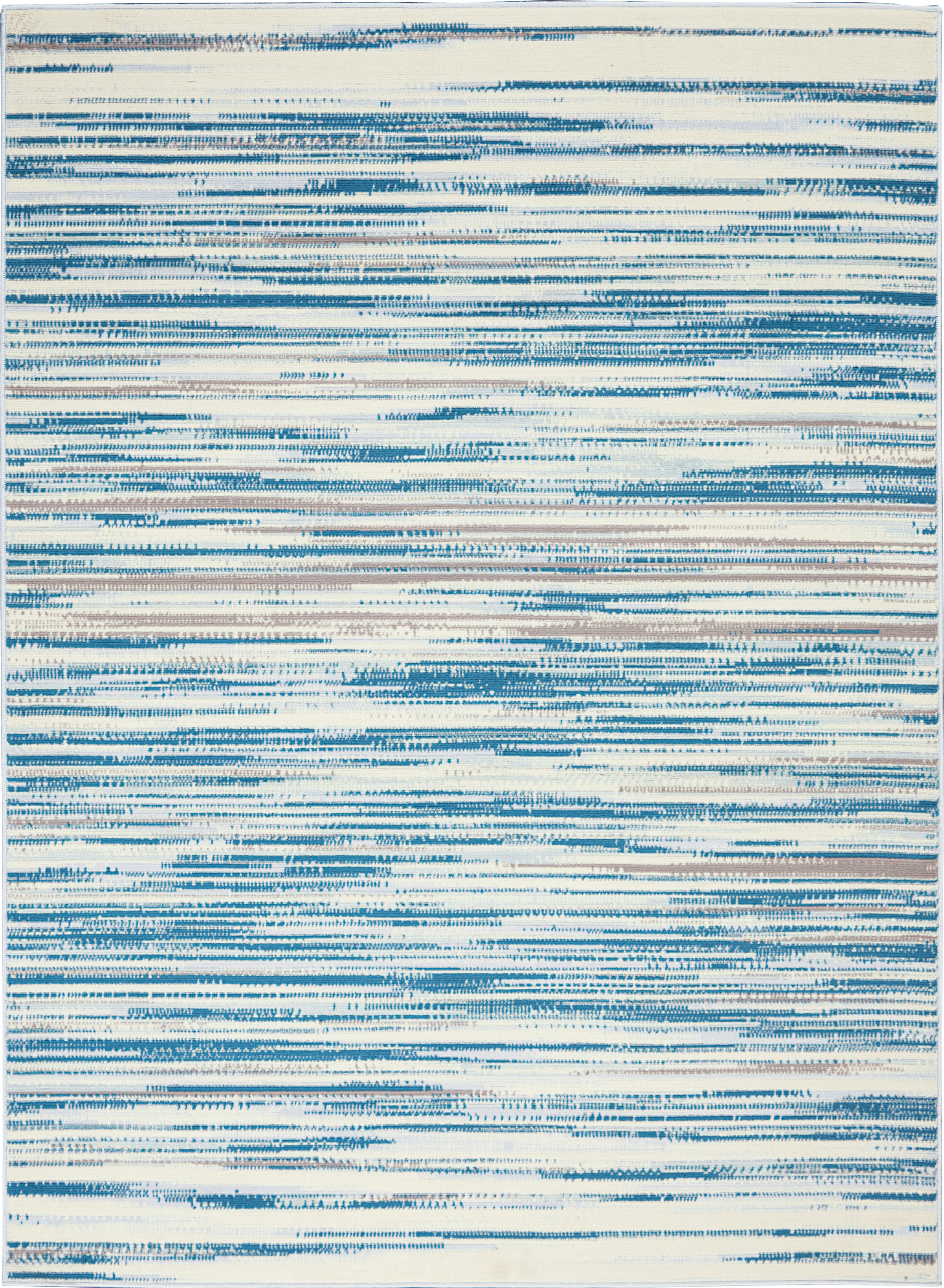 Nourison Jubilant 5'3" x 7'3" Blue Modern Indoor Rug