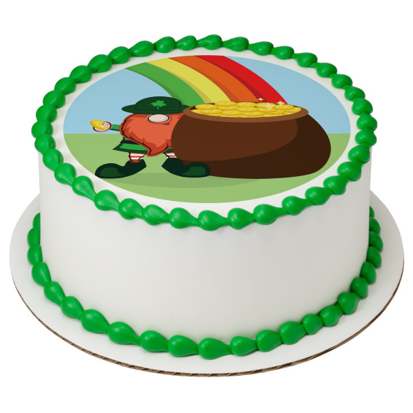 Rainbow Pot Of Gold PhotoCake® Edible Image®