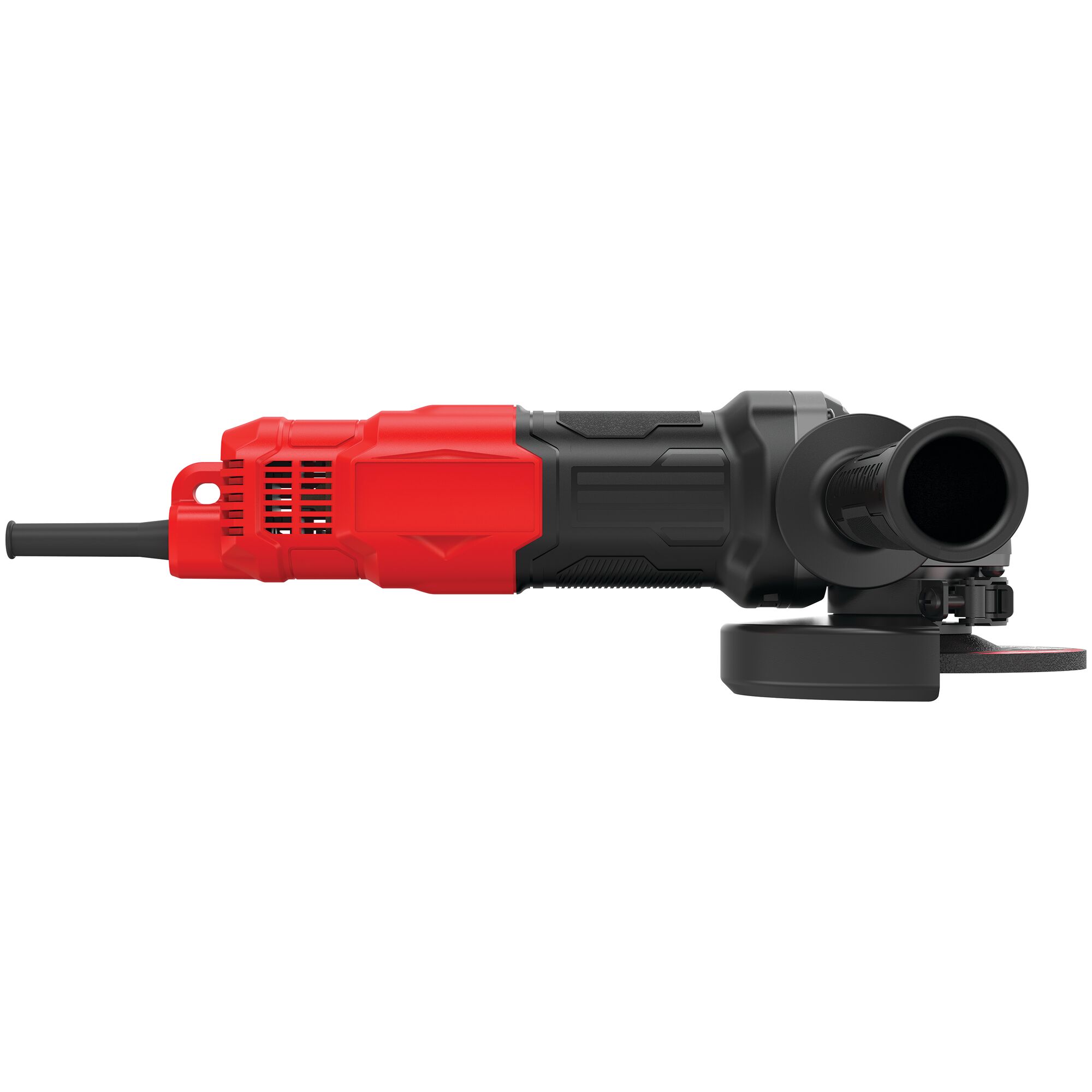 View of CRAFTSMAN Angle Grinder on white background