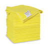 Boardwalk, Microfiber Cleaning Cloth, 16"x16", Yellow