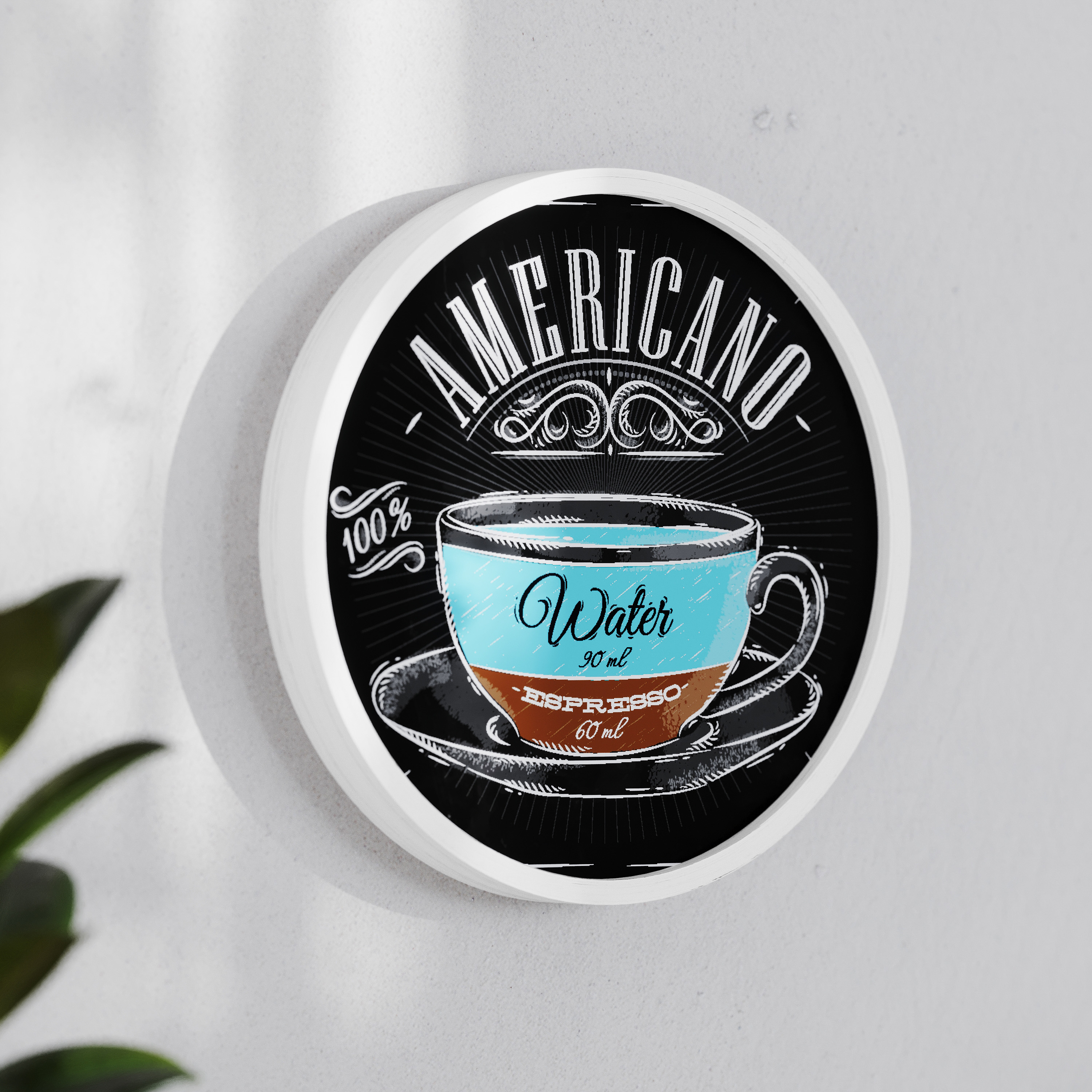 Canterbury 12" Round Wall Mounted Magnetic Chalkboards for Home or Business w... - Picture 7 of 13