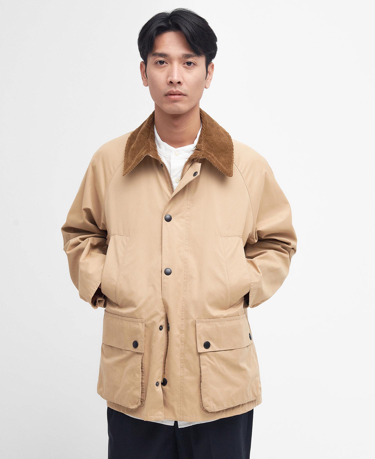 Peached Oversized Bedale Casual Jacket image number 0