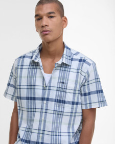 Grassbeach Check Short-Sleeved Shirt White