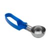 2-ounce disher with royal blue squeeze handle