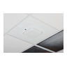 Locking Suspended Ceiling Tile Wi-Fi Access Point Enclosure, 3 in. Deep Back Box, White Plastic Dome