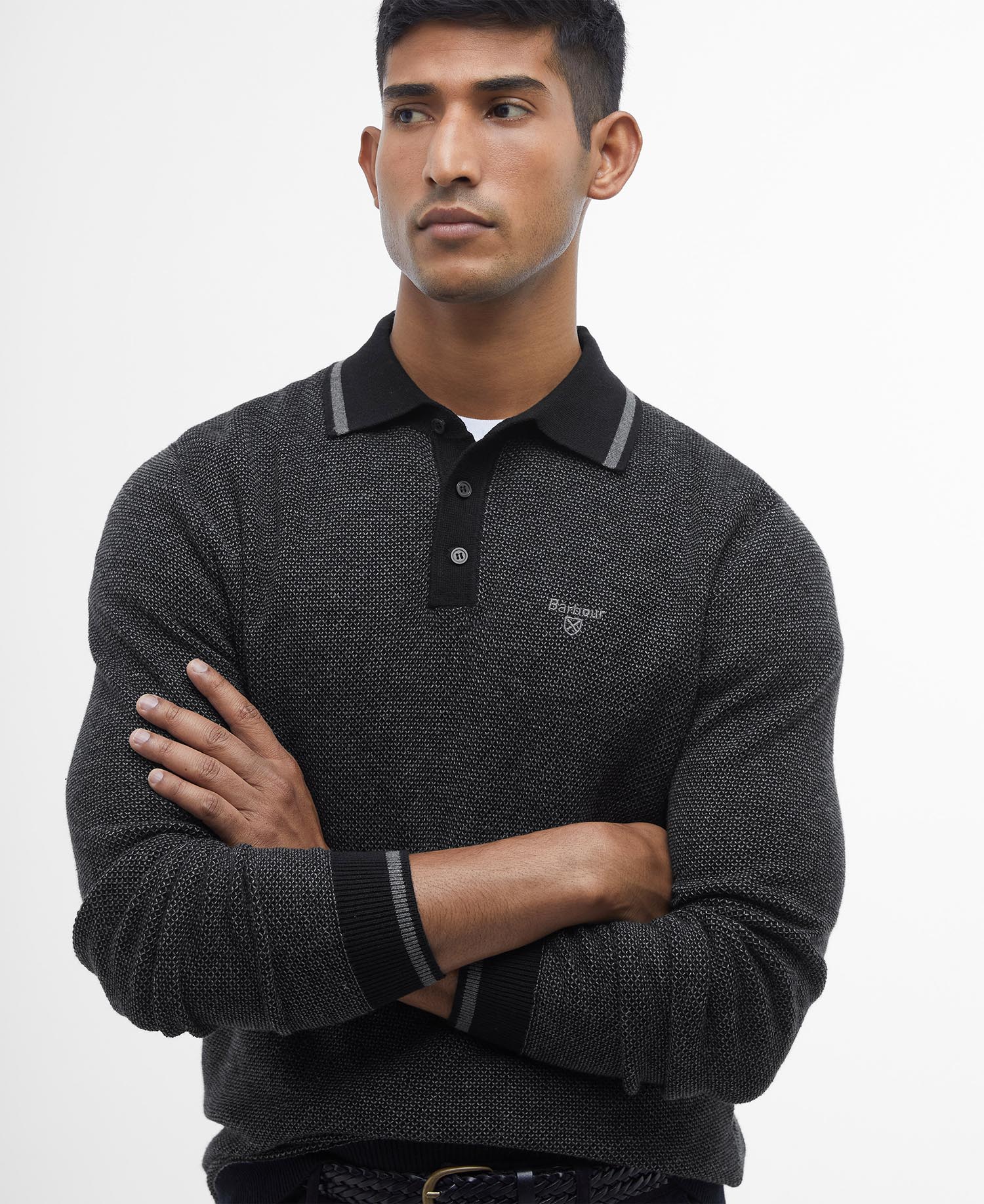 Hilden Knitted Polo Shirt image number 3