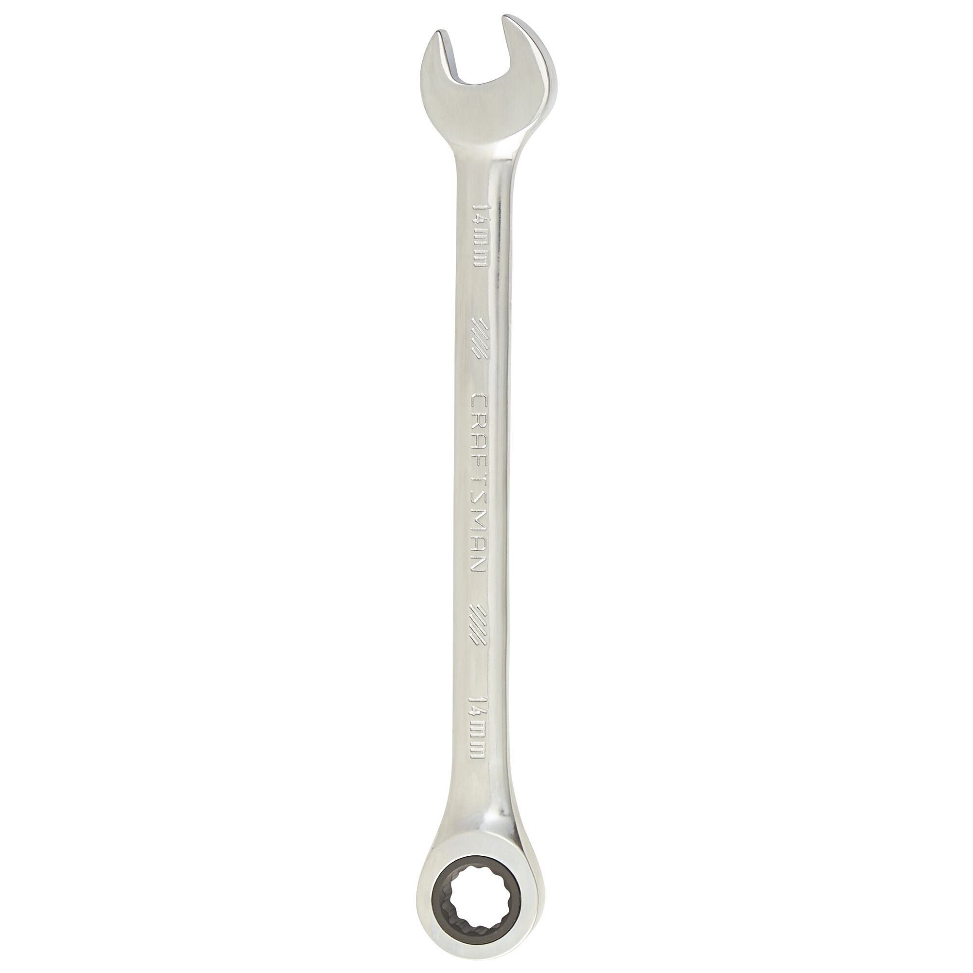 Upright front view of Craftsman 12 pt. Metric Ratchet Wrench