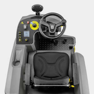 Karcher, B 260 RI BP, 2 SB, R100 Head w/ 36 V 390 Ah AGM Batteries, Shelf Charger, 60", Cylindrical, Ride-On Floor Scrubber