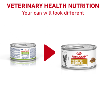 Royal Canin Veterinary Diet Feline Urinary SO Moderate Calorie Morsels In Gravy Canned Cat Food