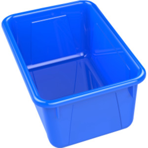 Small Cubby Bin, Blue