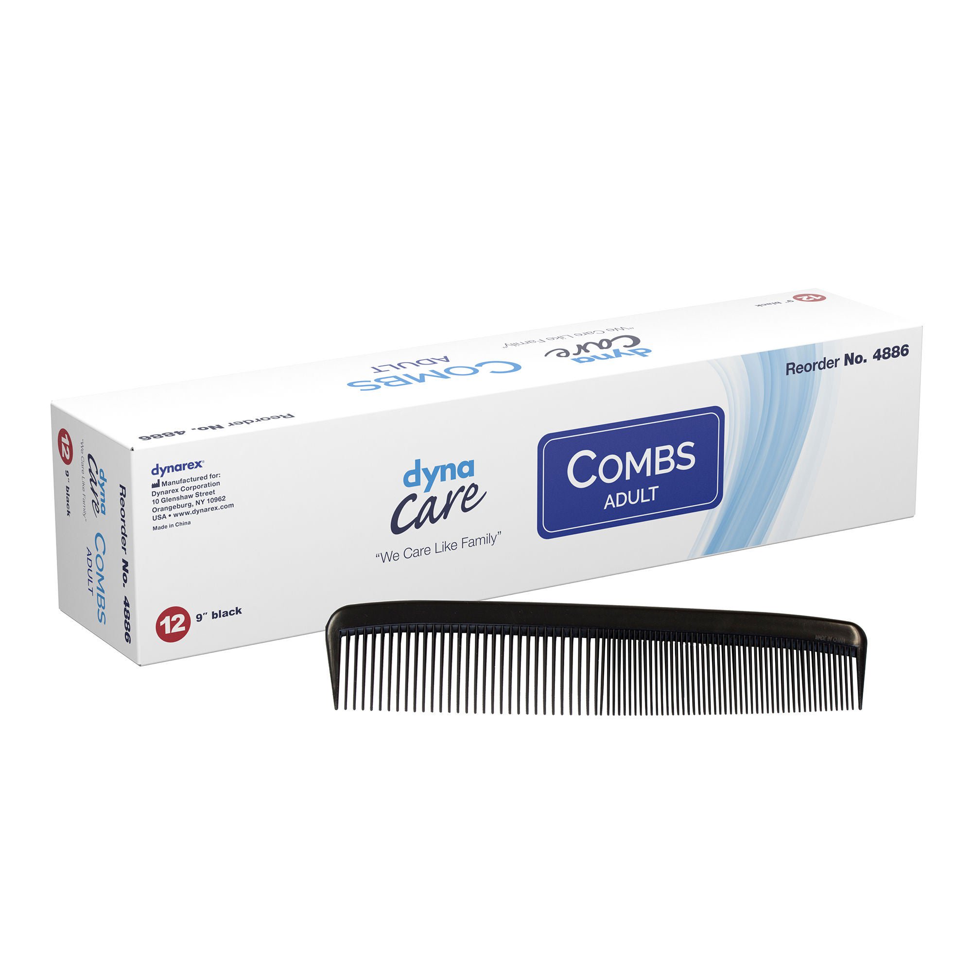dynarex® Hair Comb, 9 Inches