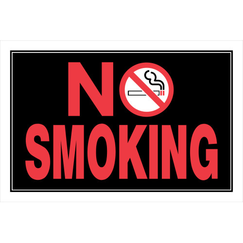 No Smoking Sign with Symbol (8