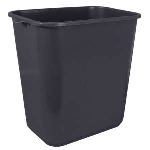 Impact, Soft-Sided, 7gal, Plastic, Gray, Rectangle, Receptacle