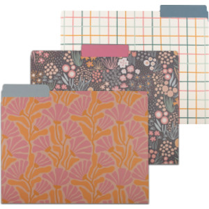 Signature Series™ File Folders, Assorted Designs, Pack of 6