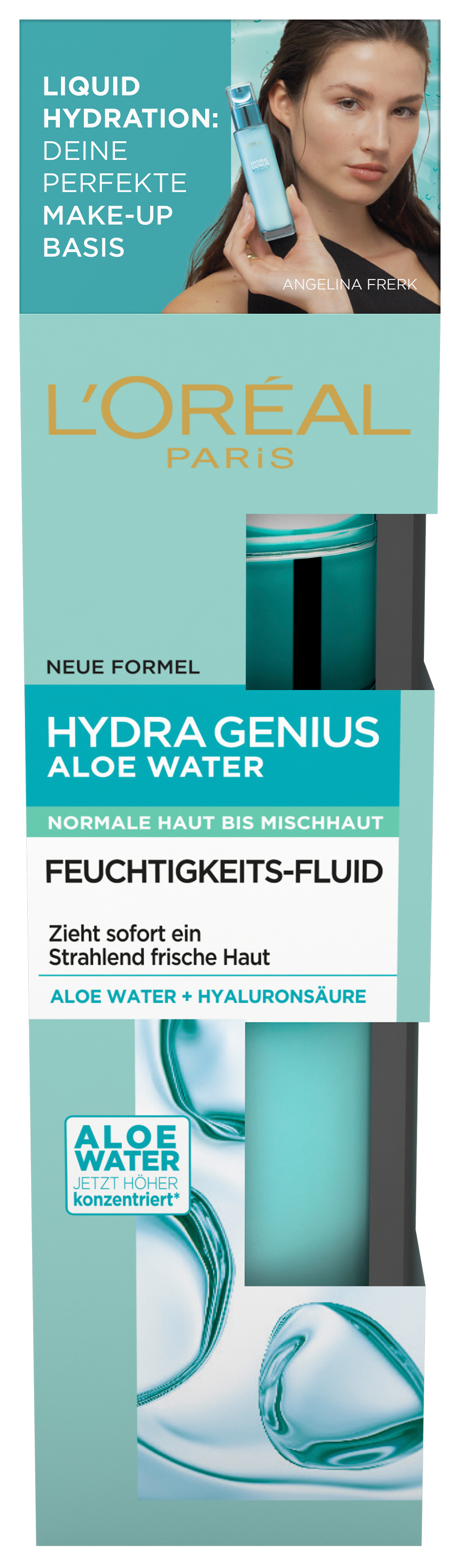 Hydra Genius Aloe Water Pelle Mista, 70 ml