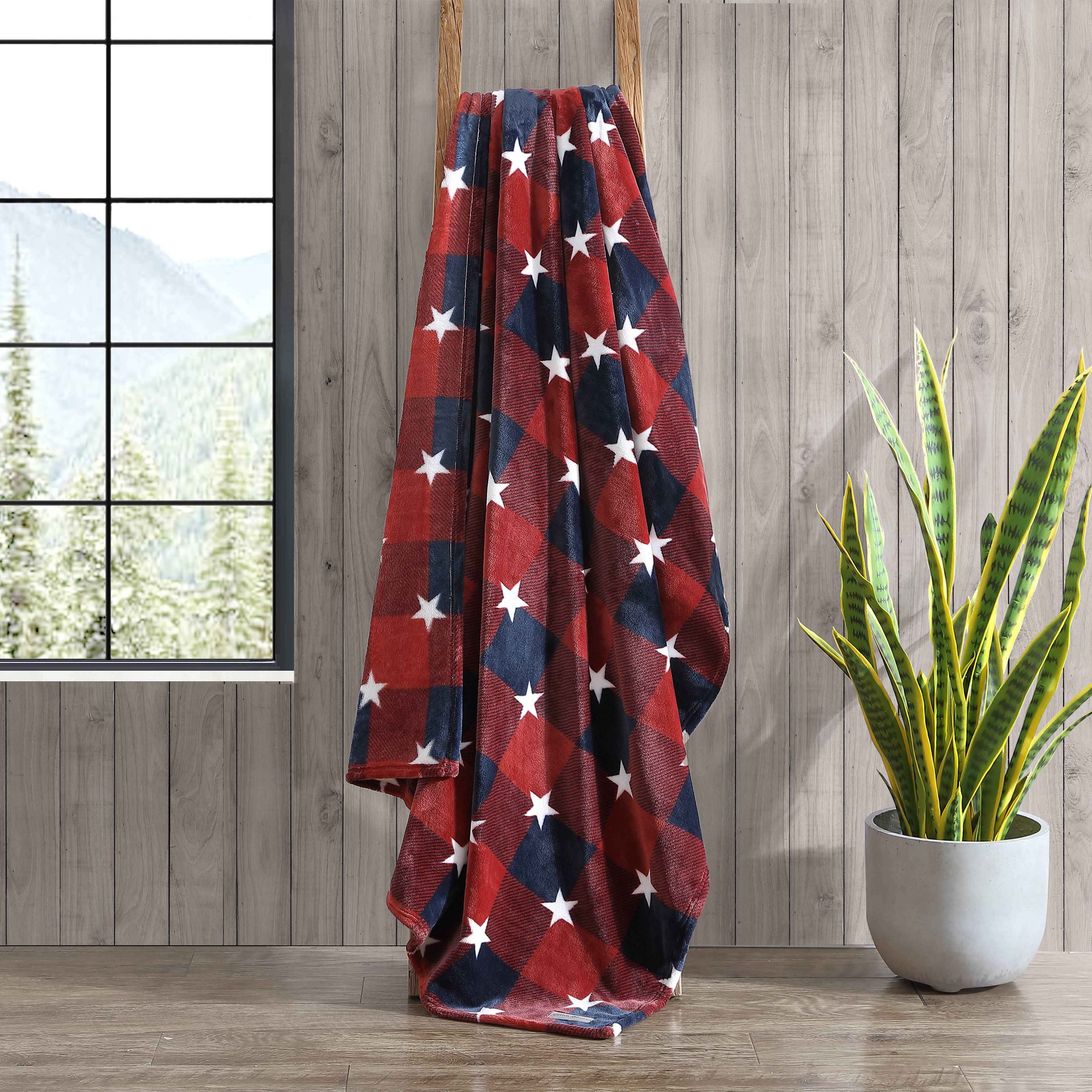 Eddie Bauer Plush-Fleece Throw Blanket