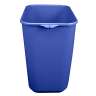 Impact, Soft-Sided Recycling Bin, 10.25 gal, Polyethylene, Blue, Rectangle, Receptacle