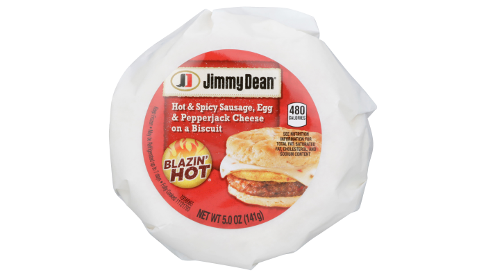Jimmy Dean® Butcher Wrapped Blazin' Hot® Hot & Spicy Sausage, Egg & Pepper Jack Cheese Biscuit_image_3