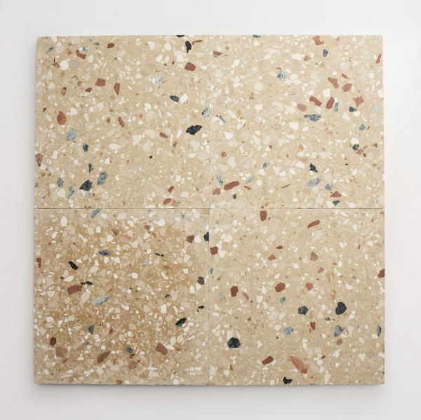 Dolce Vita Terrazzo | Torrone IV | Large Field Tile | Fungo | Honed