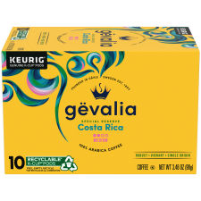Gevalia Special Reserve Costa Rica K-Cup Coffee Pods, 10 ct Box