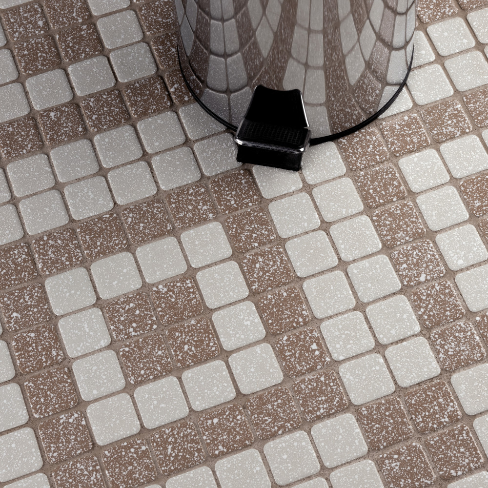 Crystalline Market Square Beige 11.75x11.75 Square Porcelain Floor and Wall Digital Pattern