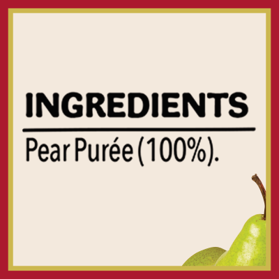  Heinz® Pear Baby Food Jar 4+ months 110g 