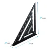 8100-012RS 12-inch Laser-Etched Aluminum Extruded Rafter Square