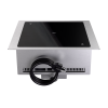 208- to 240-volt 2,900-watt single-hob drop-in induction range with programs