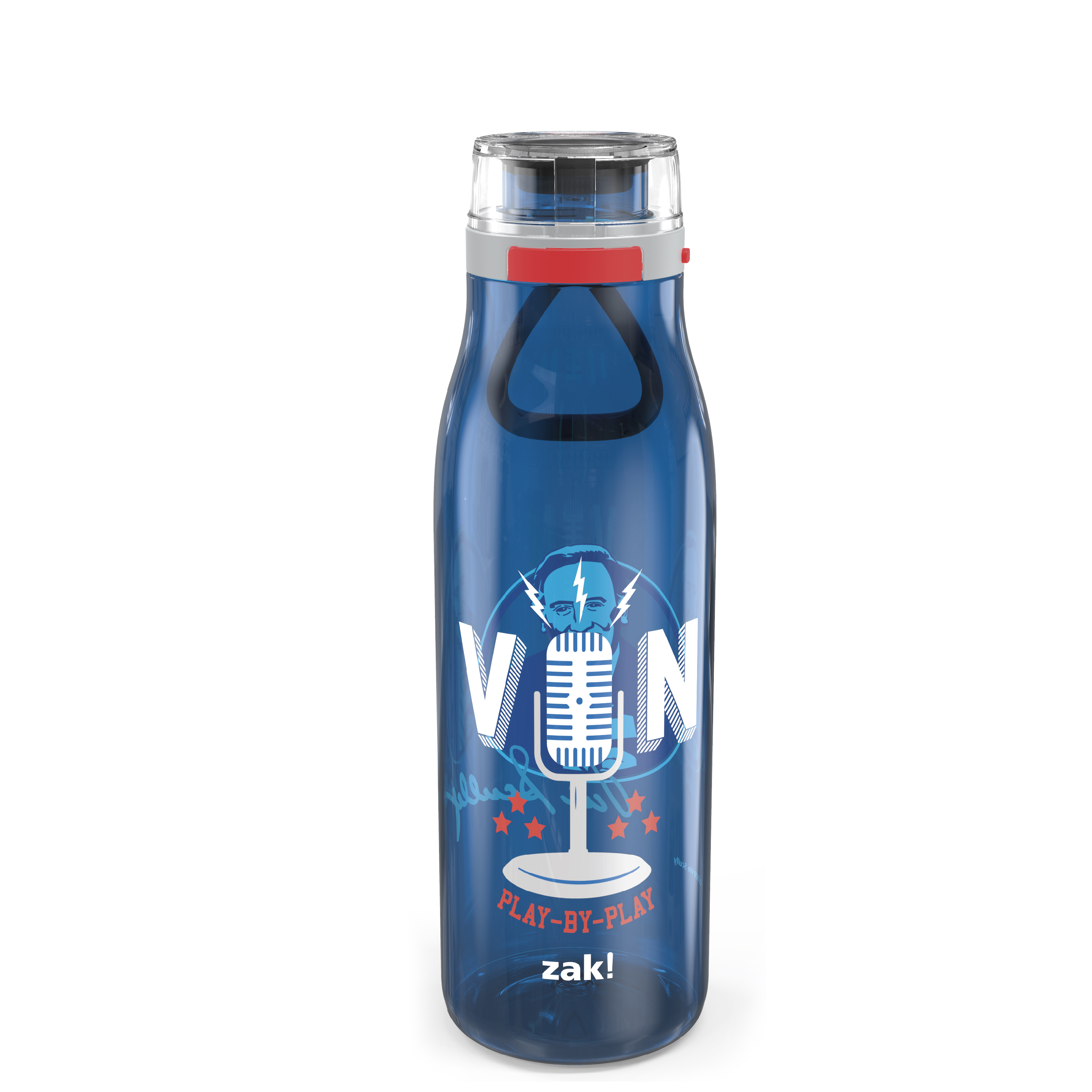 Zak Hydration 31 ounce Reusable Plastic Water Bottle, Vin Scully slideshow image 1